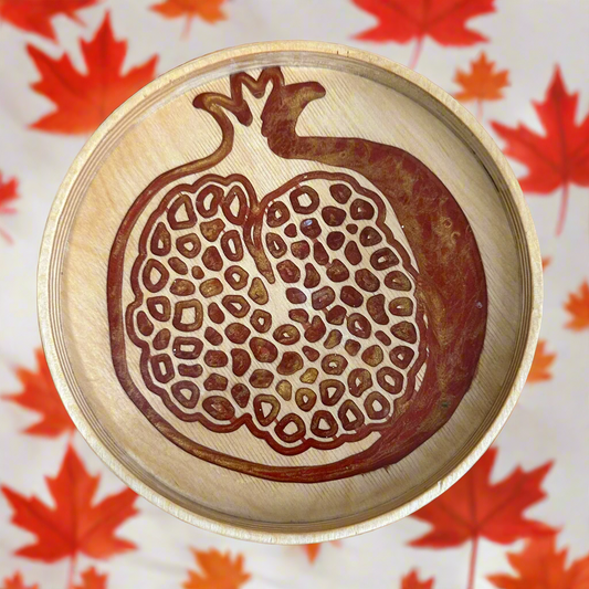 Pomegranite Baltic Birch Tray