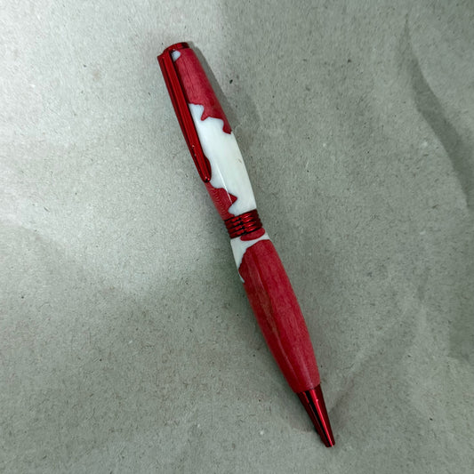 O Canada Resin and Maple Ballpoint Pen