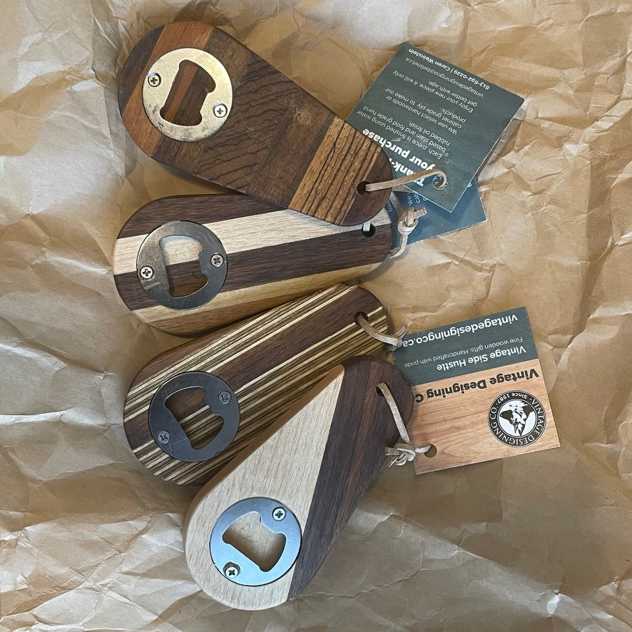 Artistic bottle cap opener