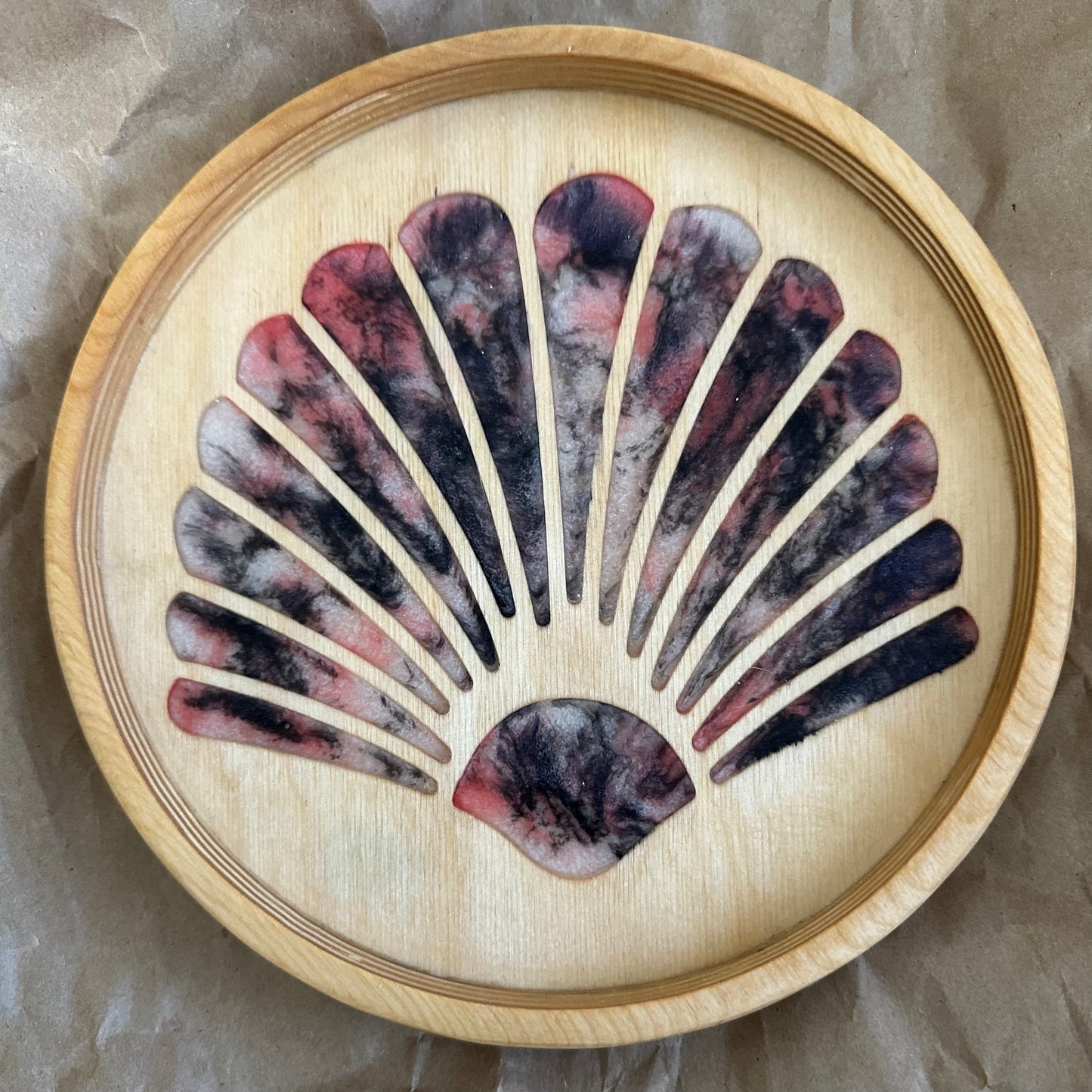 Scallop Shell Baltic Birch Tray