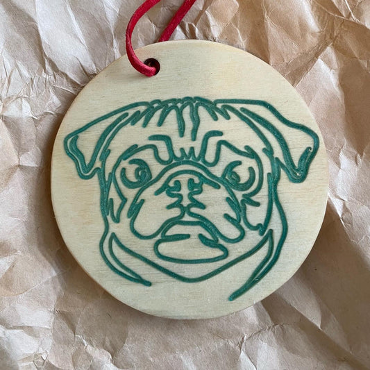 Pug Ornament