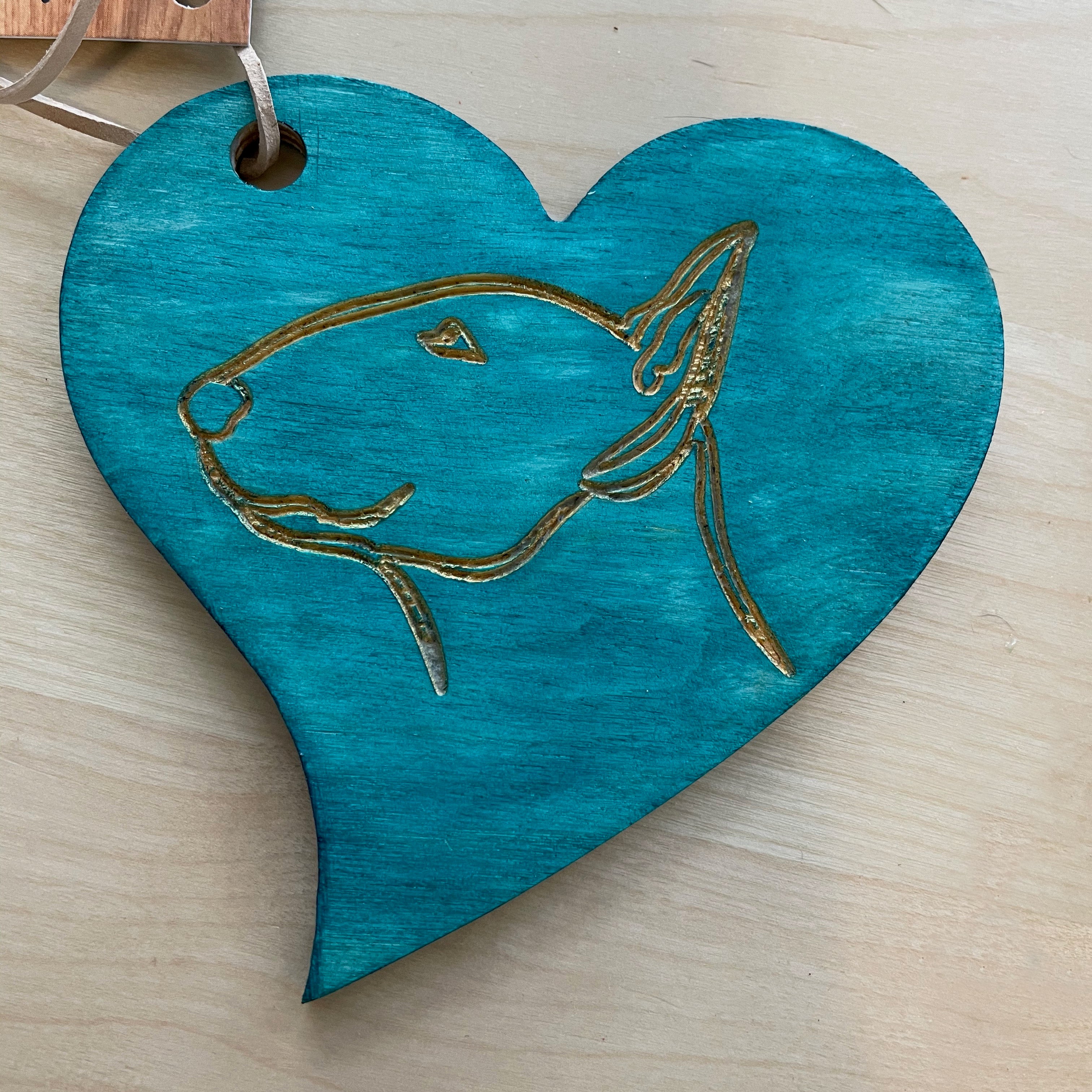 Bull Terrier Heart Ornament