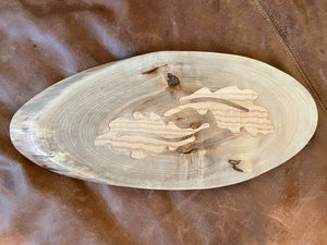 Oak Leaf wood inlay or resin